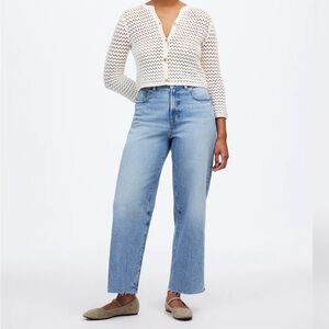 Madewell curvy perfect vintage wide leg crop jean